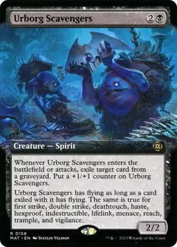 Urborg Scavengers EXTENDED - 0158 - Rare - Aftermath MAT MTG - Image 1