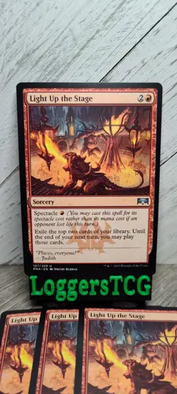 MTG Light up the Stage x4 / RNA 107/259 U NM - Image 1