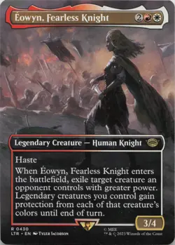 Eowyn, Fearless Knight (Borderless) R Universes Beyond: The Lord of the Rings: T - Image 1