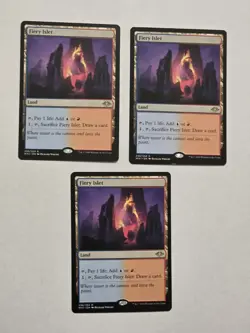 3x Fiery Islet - Modern Horizons 1 - Near Mint - MTG - Image 1