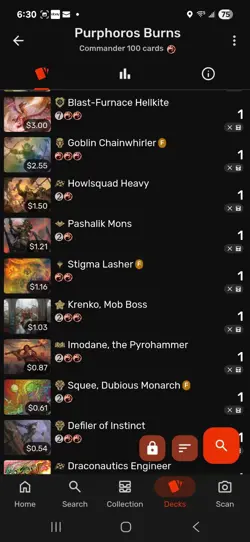 Magic the Gathering, Commander Deck Red Burn, Goblins & Dragons - Image 4