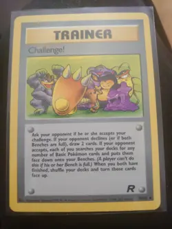 Pokemon TCG - Challenge! 74/82 - Trainer, Team Rocket - Unlimited Uncommon - LP - Image 1