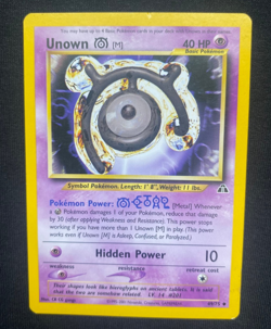Pokemon TCG Unown M Neo Discovery 49/75 Regular LP/MP - Image 1