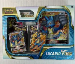 Pokemon Lucario VSTAR Special Collection 2 Lost Origin + 2 Fusion Strike Packs - Image 1