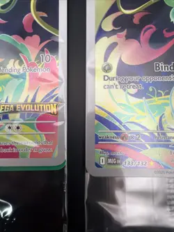Two- Pokemon TCG "Bulbasaur 133/132" Mega Evolution Stamped Promo SEALED English - Image 5