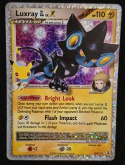 Luxray Gl Lv. X Pokemon TCG Celebrations Classic Collection Holo Rare NM - Image 1