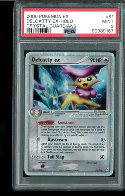 PSA 9 Delcatty EX - 91/100 - Crystal Guardians Graded Pokemon - Image 1