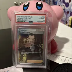 2020 POKEMON SWORD & SHIELD REBEL CLASH #189 BOSS'S ORDERS PSA 10 Full Art - Image 1