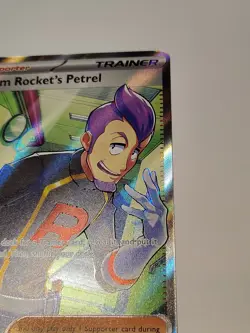 Pokemon TCG Team Rockets Petrel 226/182 SV Destined Rivals Ultra Rare Full Art - Image 3