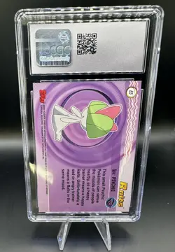 2003 Topps Pokemon Advanced Ralts Silver Foil #65 CGC 10 RARE LOW POP - Image 2