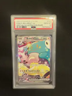 Pokemon Iono’s Bellibolt 183/159 Journey Together PSA 10 GEM MINT Both Slabs - Image 1