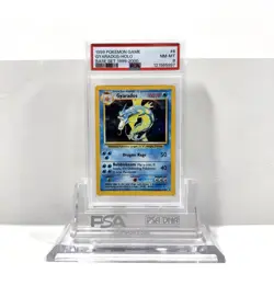 GYARADOS - POKEMON 1999 / 2000 BASE SET - FRESH SLAB PSA 8 NM- MINT - POP 91 - Image 1