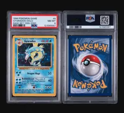 GYARADOS - POKEMON 1999 / 2000 BASE SET - FRESH SLAB PSA 8 NM- MINT - POP 91 - Image 4
