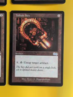 Voltaic Key playset Artifact MTG 4 Card. Urza's Saga. Old Vintage - Image 2