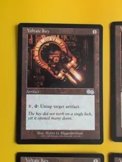 Voltaic Key playset Artifact MTG 4 Card. Urza's Saga. Old Vintage - Image 4