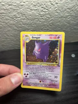 ✨ Gengar Holo 5/62 Fossil Unlimited 1999 Vintage WOTC Pokemon Card LP 🔥 OG - Image 3