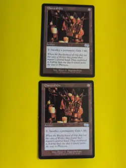 Claws of Gix x2 artifact MTG 2 Card. Urza's Saga. Old Vintage - Image 1