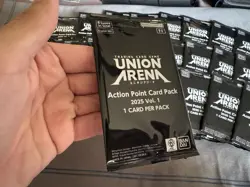 Union Arena Action Point Card Pack 2025 Vol. 1 Lot Of 30 Packs - Image 2
