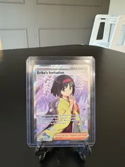 Erika's Invitation 196/165 Scarlet & Violet 151 Trainer Pokemon Card TCG - Image 1