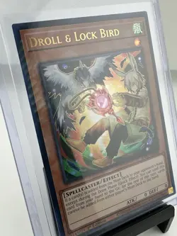 Yugioh Droll & Lock Bird Alternate Art RA02 Ultra Rare NM - Image 3