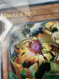 Yugioh Droll & Lock Bird Alternate Art RA02 Ultra Rare NM - Image 4