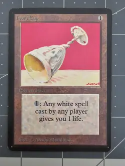 MTG ⭐ Beta Edition ⭐ Ivory Cup ⭐ Vintage Legacy ⭐ NM - Image 1