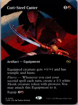 Cori-Steel Cutter (Borderless) Tarkir: Dragonstorm Regular MTG US Seller - Image 1