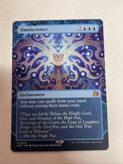 Omniscience Wilds of Eldraine: Enchanting Tales #24 Mythic - Image 1