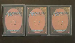 (3) Magic: The Gathering Fireblast Visions 1996 VINTAGE MTG LP/MP - Image 2