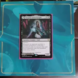 🌬💀Tergrid, God of Fright • Tergrid's Lantern🕯🌠 112 KHM NM MTG TCG In Topload - Image 4