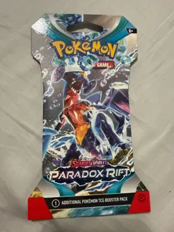 Nintendo Pokemon TCG Scarlet & Violet Paradox Rift Sleeved Booster Pack Lot - 10 - Image 2