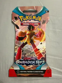 Nintendo Pokemon TCG Scarlet & Violet Paradox Rift Sleeved Booster Pack Lot - 10 - Image 4
