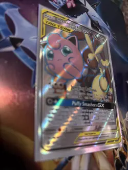 Pokemon TCG Mega Lopunny & Jigglypuff GX (Full Art) 225/236 Sm-Cosmic Eclipse - Image 3