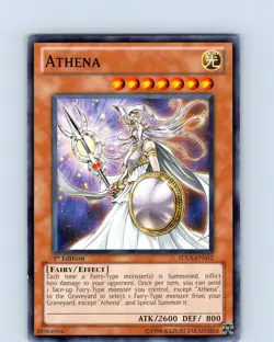 Yu-Gi-Oh TCG Athena SDLS-EN012 1st Edition Common Card LP-NM - Image 1
