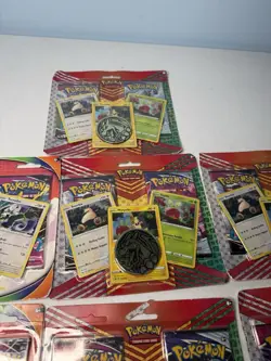 Pokemon Snorlax Morpeko & Applin 2 Booster Packs And Coin Lot 7 Chilling reign 820650809842 - Image 4