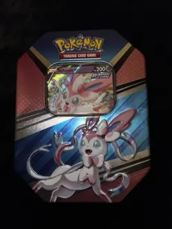 Pokemon TCG: V Heroes Sylveon V Tin - Opened - Image 1
