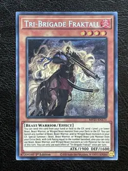 Yu-Gi-Oh! Tri-Brigade Fraktall Prismatic Secret Rare MP21-EN171 - Image 1