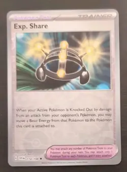 Exp. Share # 174/198 Uncommon Reverse Holo Pokemon TCG: Scarlet & Violet - Image 3