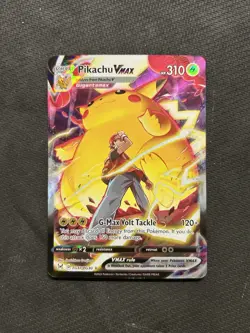 Pokemon TCG Pikachu Vmax TG17/TG30! MP Condition! See Description! - Image 1