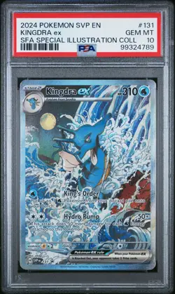 Kingdra ex Alt Art Promo PSA 10 Pokemon Shrouded Fable Special Illustration 131 - Image 1