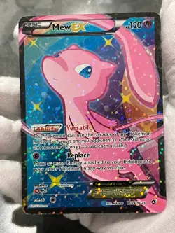 Pokemon TCG Mew EX RC24/RC25 Legendary Treasures Radiant Collection Holo HP - Image 3