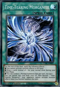 Time-Tearing Morganite - Super Rare 1st Edition CYAC-EN067 - NM - YuGiOh - Image 1