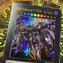 Yugioh! Super Starslayer TY-PHON - Sky Crisis RA04-EN072 Ultra Rare NM - Image 2