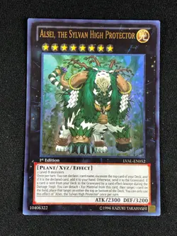 YUGIOH ALSEI, THE SYLVAN HIGH PROTECTOR LVAL-EN052 1ST ULTRA NM - Image 1