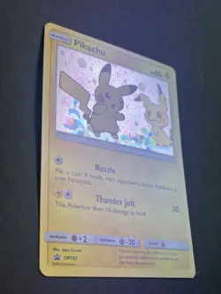 Pokemon 2019 Pikachu SM162 Sun & Moon Black Star Promo Holo Card TCG - Image 3