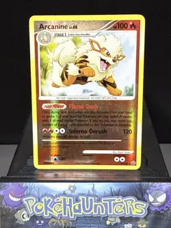 Pokemon Card Arcanine 22/132 Secret Wonders Reverse Holo Rare Light Play - Image 1