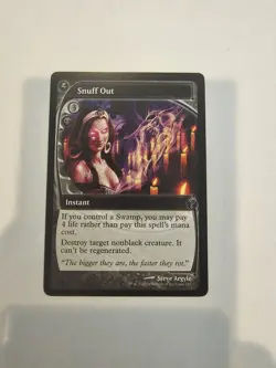 MB2 MTG Snuff Out (Future Sight) Mystery Booster 2 NM Regular Card - Image 1