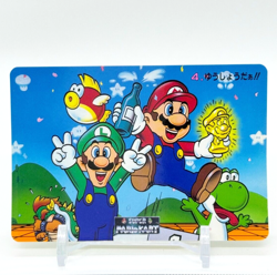 Super Mario Kart Card BANPRESTO Nintendo 1993 Japan #4 - Image 1