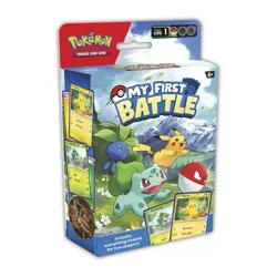 Pokemon Cards My First Battle Bundle Pikachu Bulbasaur Charmander Squirrel Set - Image 4