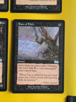 MTG 6 Card.Urza's Saga Black. Rain Of filth,Duress,Exhume,Dark Ritual,Void &Gix - Image 2